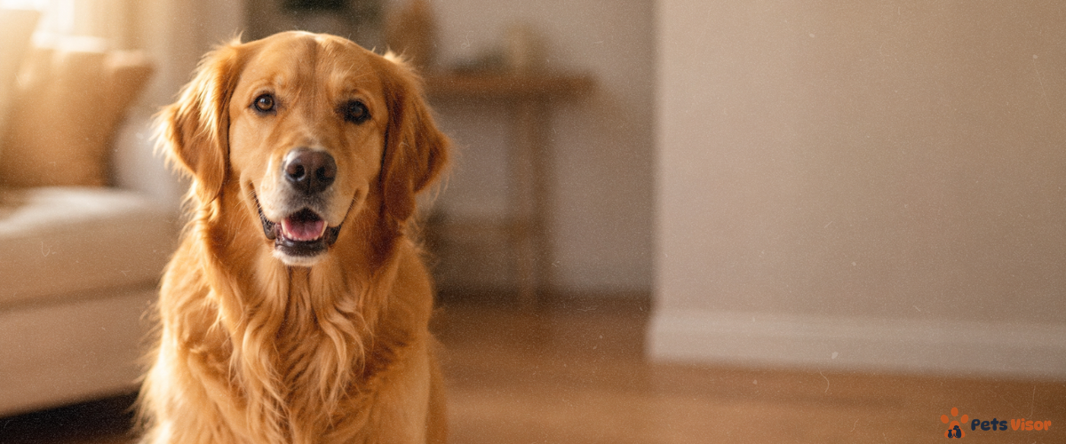 dog body language signals golden retriever expressive face relaxed posture